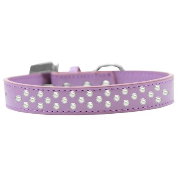 Sprinkles Pearls Dog CollarLavender Size 20